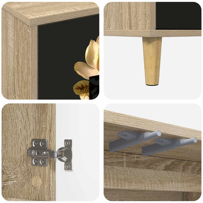 Cabinet TV BREMEN 69 x 33 x 50 cm Sonoma Lemn prelucrat WALTI