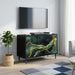 Cabinet TV WIJHE 69 x 33 x 50,5 cm Stejar Negru Lemn prelucrat - WALTI WALTI