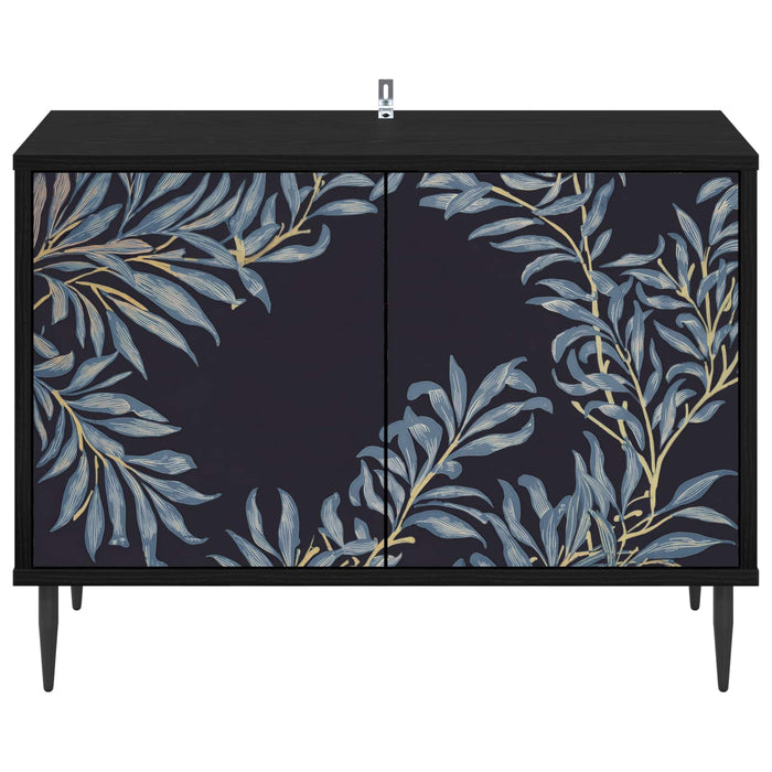 Cabinet TV DOKKUM 69 x 33 x 50,5 cm Stejar Negru Lemn prelucrat WALTI