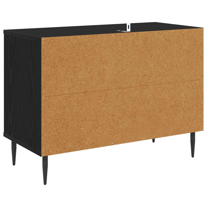 Cabinet TV BREMEN 69 x 33 x 50,5 cm Stejar Negru Lemn prelucrat WALTI