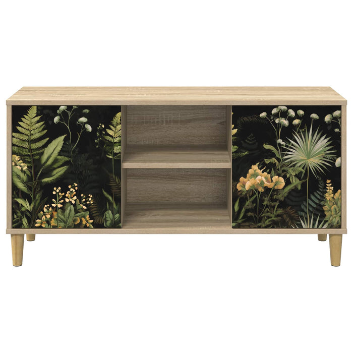 Cabinet TV RHENEN 102 x 33 x 50 cm Sonoma Lemn prelucrat WALTI