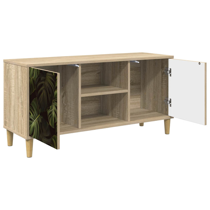 Cabinet TV ELBURG 102 x 33 x 50 cm Sonoma Lemn prelucrat WALTI