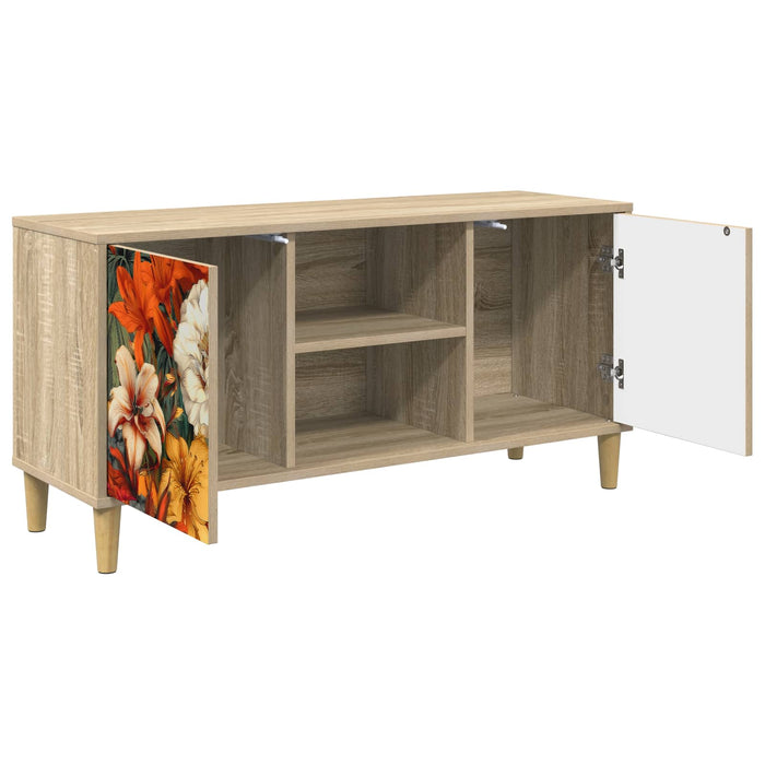 Cabinet TV GENNEP 102 x 33 x 50 cm Sonoma Lemn prelucrat WALTI