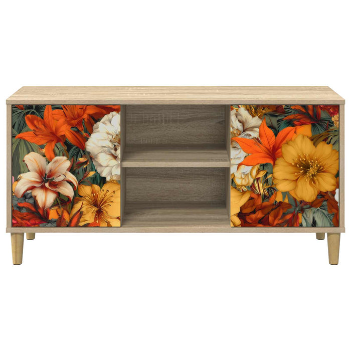 Cabinet TV GENNEP 102 x 33 x 50 cm Sonoma Lemn prelucrat WALTI