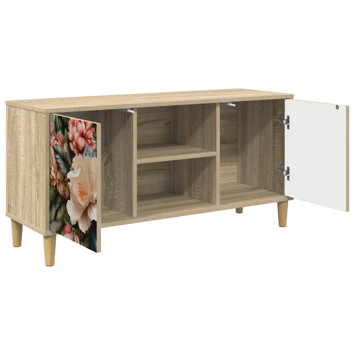 Cabinet TV BORNE 102 x 33 x 50 cm Sonoma Lemn prelucrat WALTI