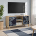 Cabinet TV DOKKUM 102 x 33 x 50 cm Sonoma Lemn prelucrat - WALTI WALTI