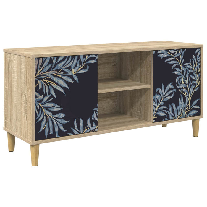Cabinet TV DOKKUM 102 x 33 x 50 cm Sonoma Lemn prelucrat WALTI
