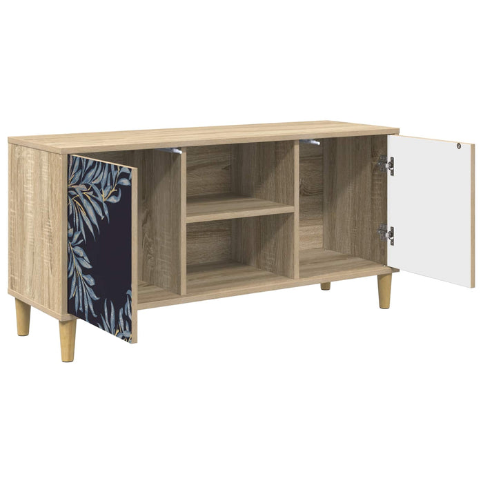 Cabinet TV DOKKUM 102 x 33 x 50 cm Sonoma Lemn prelucrat WALTI