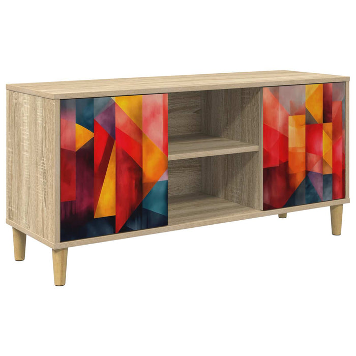 Cabinet TV HEESCH 102 x 33 x 50 cm Sonoma Lemn prelucrat WALTI