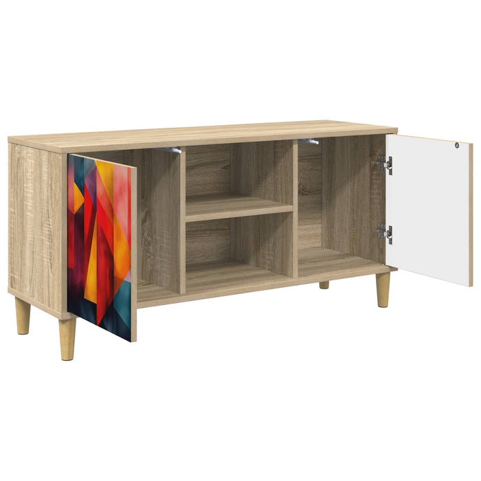 Cabinet TV HEESCH 102 x 33 x 50 cm Sonoma Lemn prelucrat WALTI