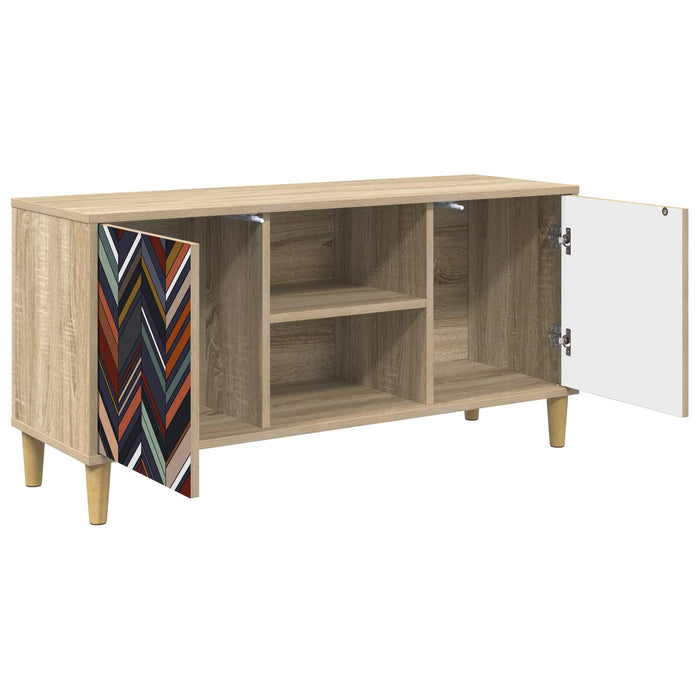 Cabinet TV OMMEN 102 x 33 x 50 cm Sonoma Lemn prelucrat WALTI