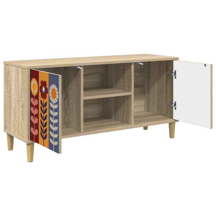 Cabinet TV ESSEN 102 x 33 x 50 cm Sonoma Lemn prelucrat WALTI