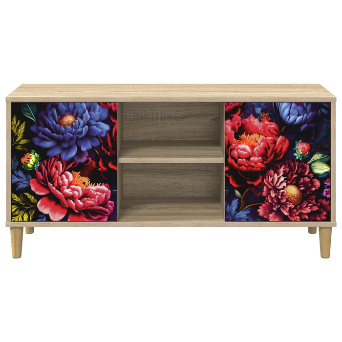 Cabinet TV KIEL 102 x 33 x 50 cm Sonoma Lemn prelucrat WALTI