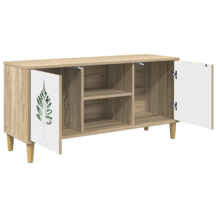 Cabinet TV HANAU 102 x 33 x 50 cm Sonoma Lemn prelucrat WALTI