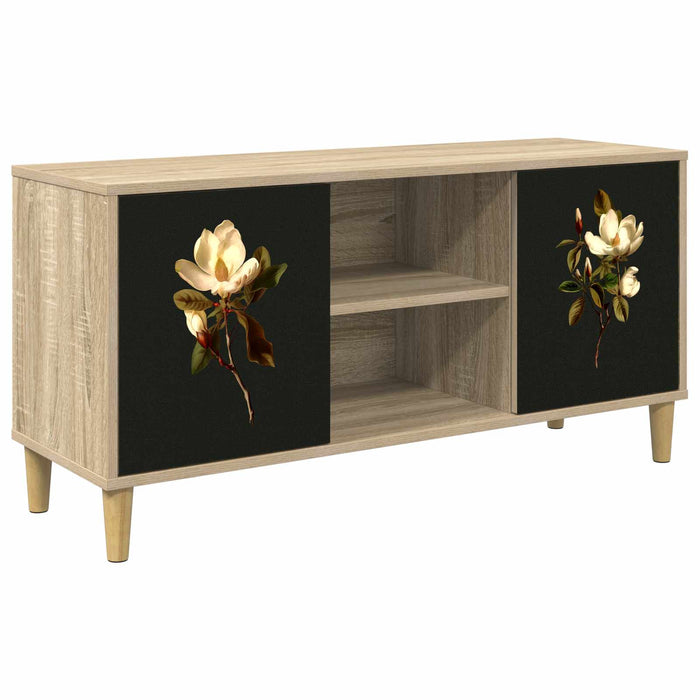 Cabinet TV BREMEN 102 x 33 x 50 cm Sonoma Lemn prelucrat WALTI