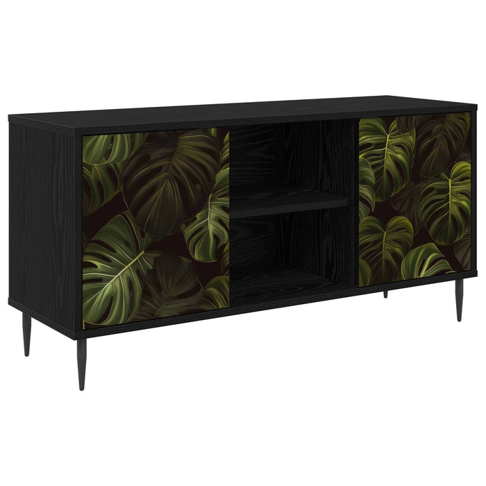 Cabinet TV ELBURG 102 x 33 x 51 cm Stejar Negru Lemn prelucrat WALTI