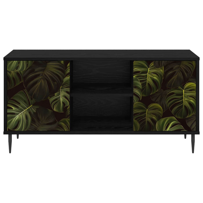 Cabinet TV ELBURG 102 x 33 x 51 cm Stejar Negru Lemn prelucrat WALTI