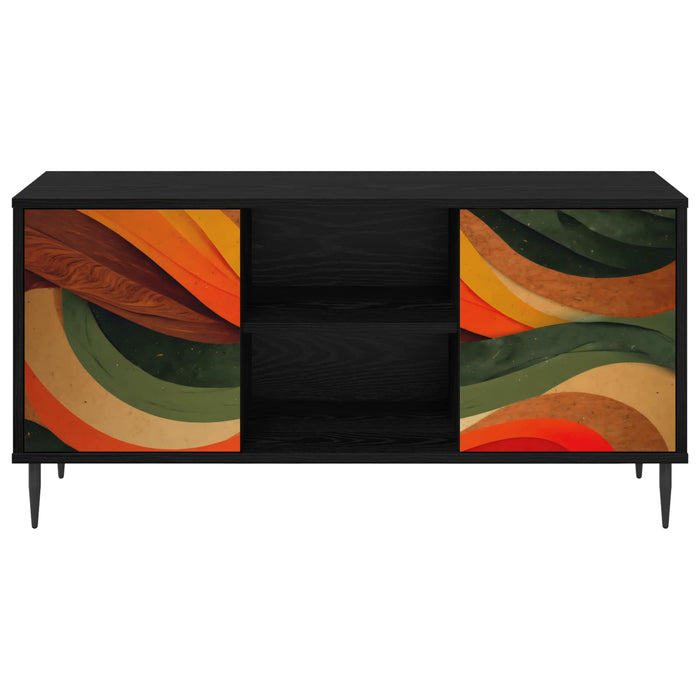 Cabinet TV BONN 102 x 33 x 51 cm Stejar Negru Lemn prelucrat WALTI