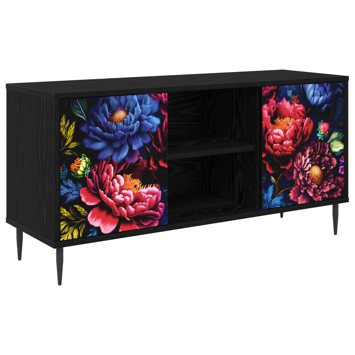 Cabinet TV KIEL 102 x 33 x 51 cm Stejar Negru Lemn prelucrat WALTI