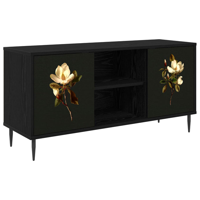 Cabinet TV BREMEN 102 x 33 x 51 cm Stejar Negru Lemn prelucrat WALTI