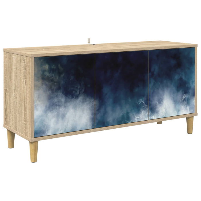 Cabinet TV RAALTE 102 x 33 x 50 cm Sonoma Lemn prelucrat WALTI