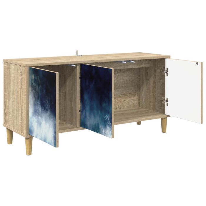 Cabinet TV RAALTE 102 x 33 x 50 cm Sonoma Lemn prelucrat WALTI