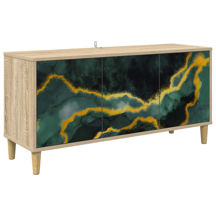 Cabinet TV WIJHE 102 x 33 x 50 cm Sonoma Lemn prelucrat WALTI