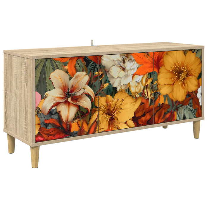 Cabinet TV GENNEP 102 x 33 x 50 cm Sonoma Lemn prelucrat WALTI