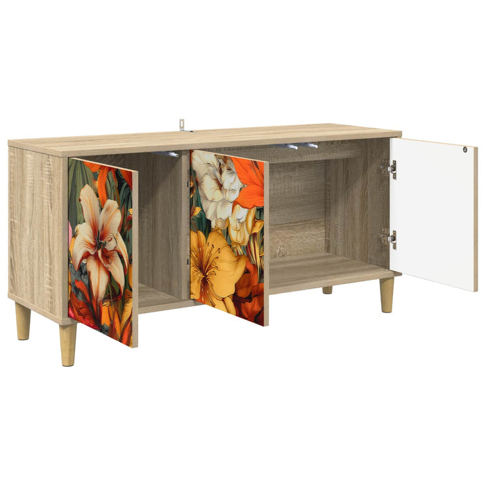 Cabinet TV GENNEP 102 x 33 x 50 cm Sonoma Lemn prelucrat WALTI