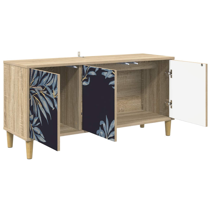 Cabinet TV DOKKUM 102 x 33 x 50 cm Sonoma Lemn prelucrat WALTI