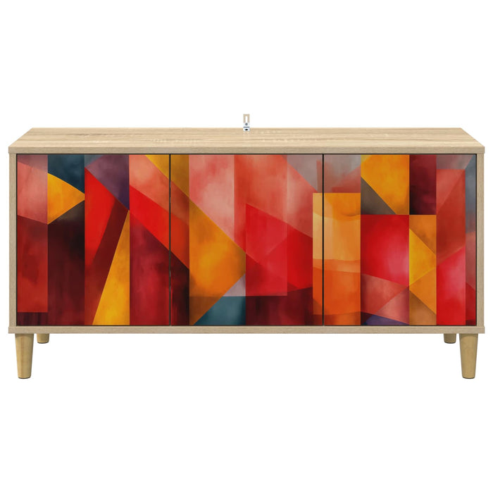 Cabinet TV HEESCH 102 x 33 x 50 cm Sonoma Lemn prelucrat WALTI