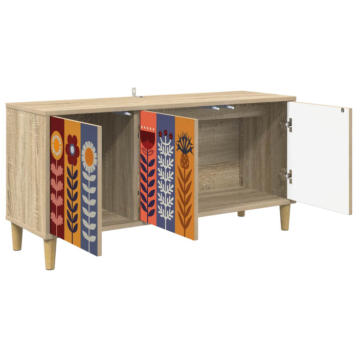Cabinet TV ESSEN 102 x 33 x 50 cm Sonoma Lemn prelucrat WALTI