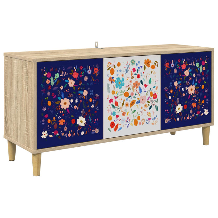 Cabinet TV MAINZ 102 x 33 x 50 cm Sonoma Lemn prelucrat WALTI