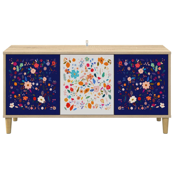 Cabinet TV MAINZ 102 x 33 x 50 cm Sonoma Lemn prelucrat WALTI