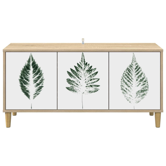 Cabinet TV HANAU 102 x 33 x 50 cm Sonoma Lemn prelucrat WALTI
