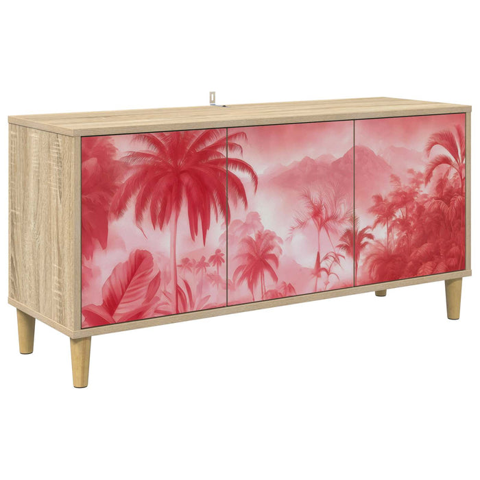 Cabinet TV AACHEN 102 x 33 x 50 cm Sonoma Lemn prelucrat WALTI