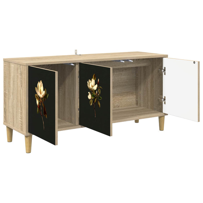 Cabinet TV BREMEN 102 x 33 x 50 cm Sonoma Lemn prelucrat WALTI