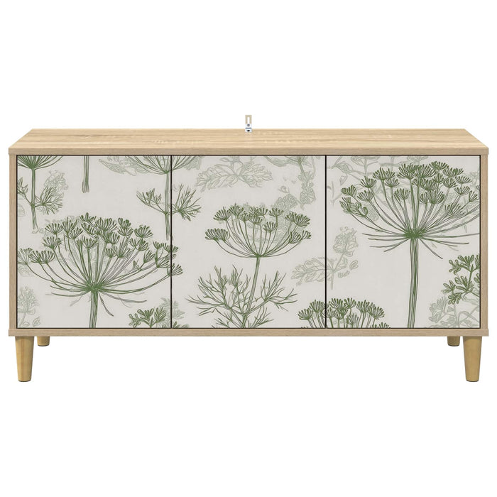 Cabinet TV GOTHA 102 x 33 x 50 cm Sonoma Lemn prelucrat WALTI