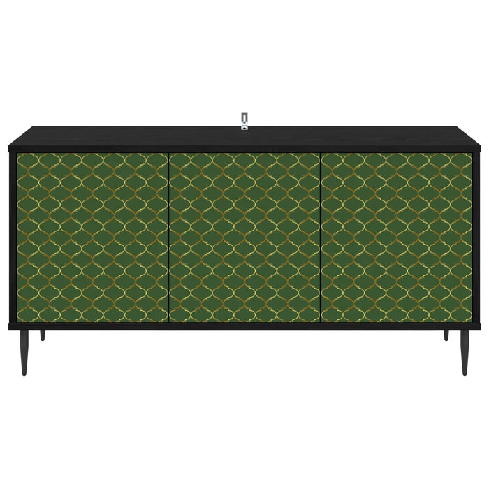 Cabinet TV GELEEN 102 x 33 x 51 cm Stejar Negru Lemn prelucrat WALTI
