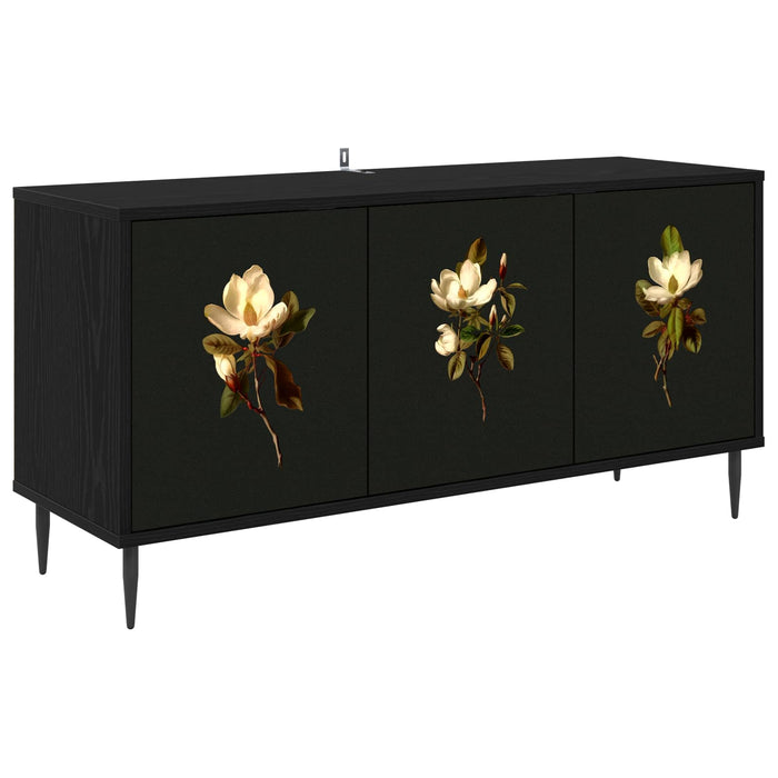 Cabinet TV BREMEN 102 x 33 x 51 cm Stejar Negru Lemn prelucrat WALTI