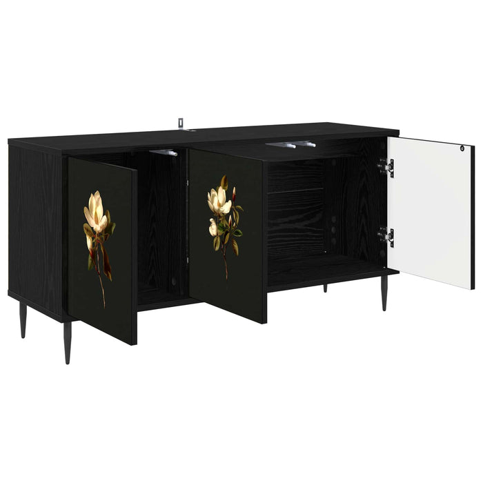 Cabinet TV BREMEN 102 x 33 x 51 cm Stejar Negru Lemn prelucrat WALTI