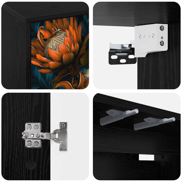 Sistem de TV montat pe perete LOCHEM 69 x 33 x 40 cm WALTI