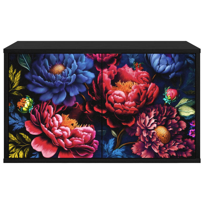 Sistem de TV montat pe perete KIEL 69 x 33 x 40 cm Stejar Negru WALTI