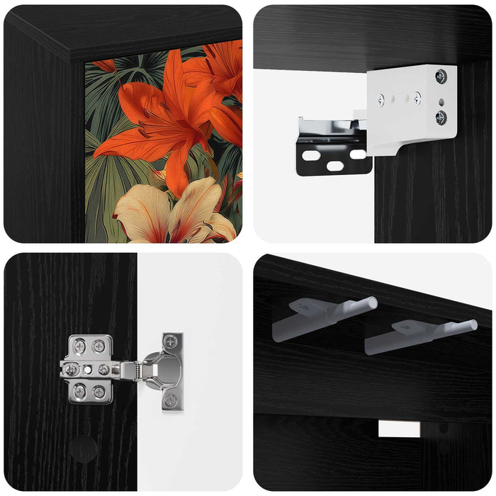 Sistem de TV montat pe perete GENNEP 102 x 33 x 40 cm WALTI
