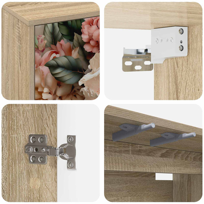Sistem de TV montat pe perete BORNE 102 x 33 x 40 cm WALTI