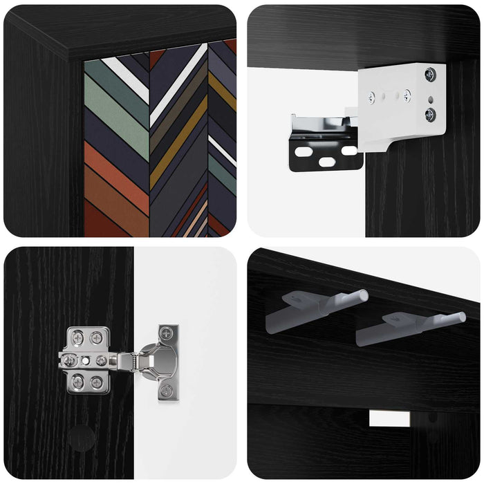 Sistem de TV montat pe perete OMMEN 102 x 33 x 40 cm WALTI