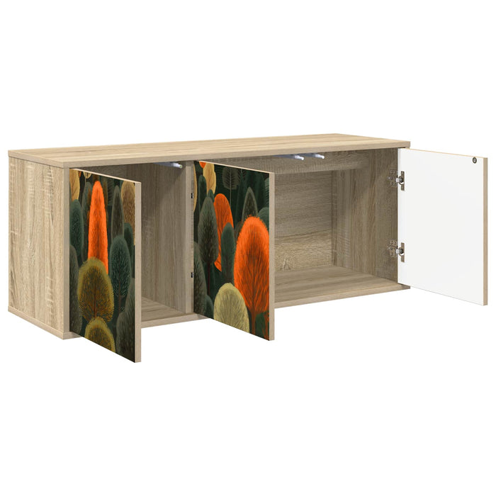 Sistem de TV montat pe perete ZAANDAM 102 x 33 x 40 cm WALTI