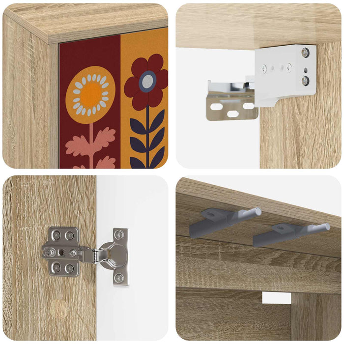 Sistem de TV montat pe perete ESSEN 102 x 33 x 40 cm WALTI