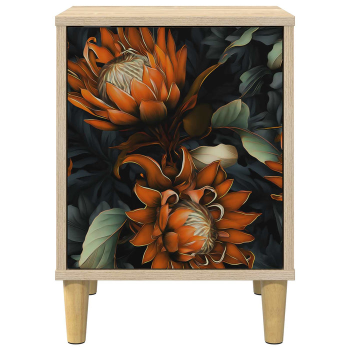 Dulap de noapte LOCHEM 2 buc. Stejar Sonoma 36 x 33 x 50 cm WALTI