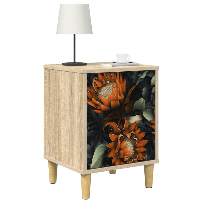 Dulap de noapte LOCHEM 2 buc. Stejar Sonoma 36 x 33 x 50 cm WALTI